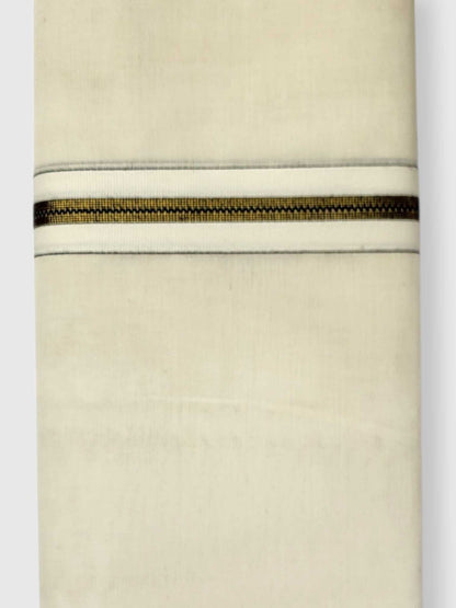 Kerala Kasavu Mundu for Men