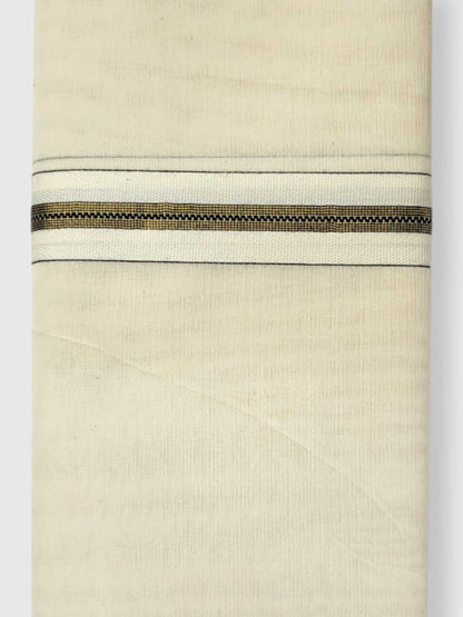 Kerala Kasavu Mundu for Men