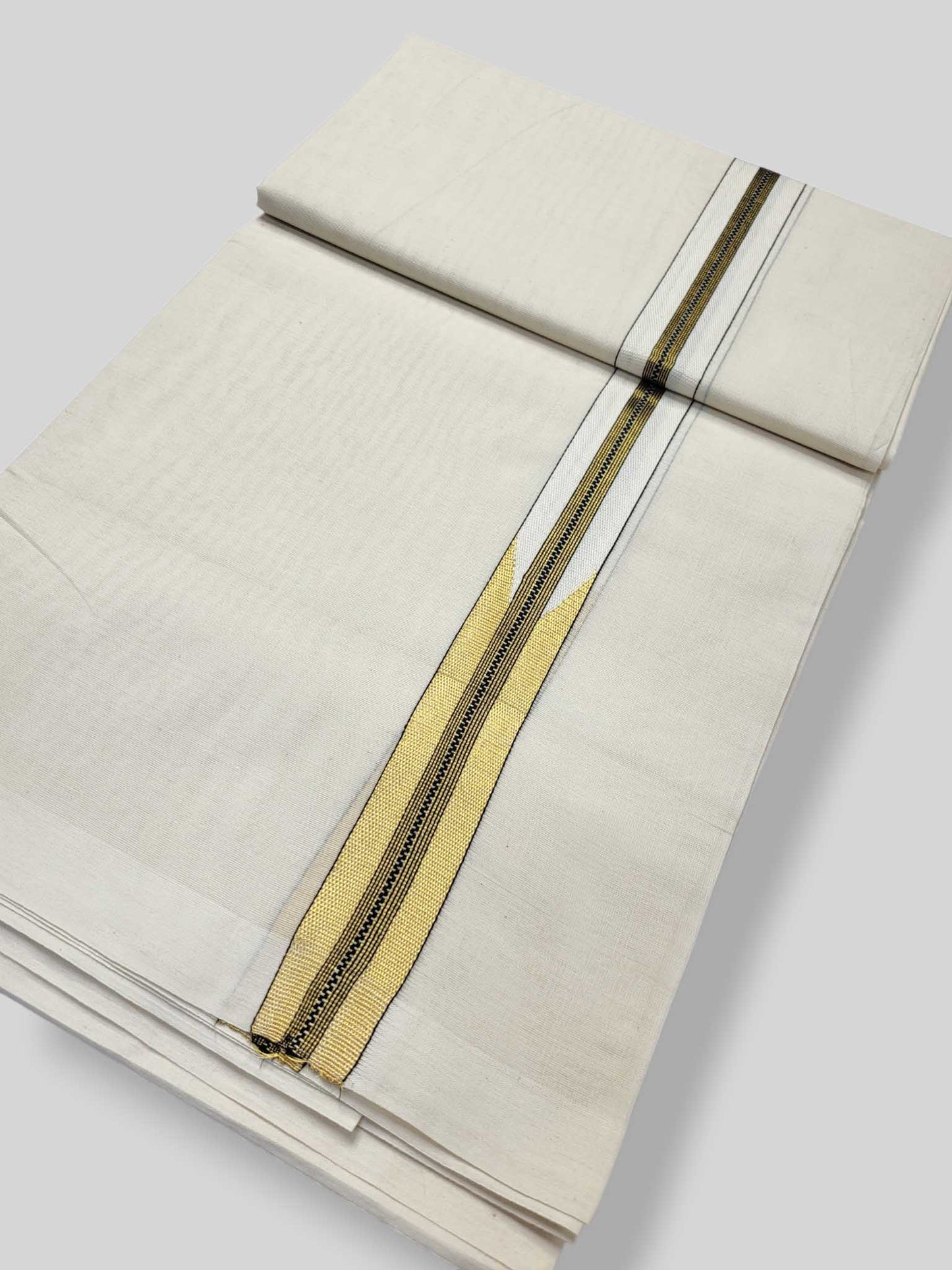 Kerala Kasavu Mundu for Men