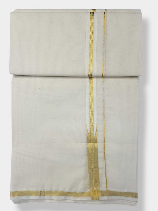 Kerala Kasavu Mundu for Men