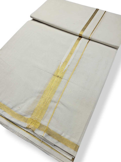 Kerala Kasavu Mundu for Men
