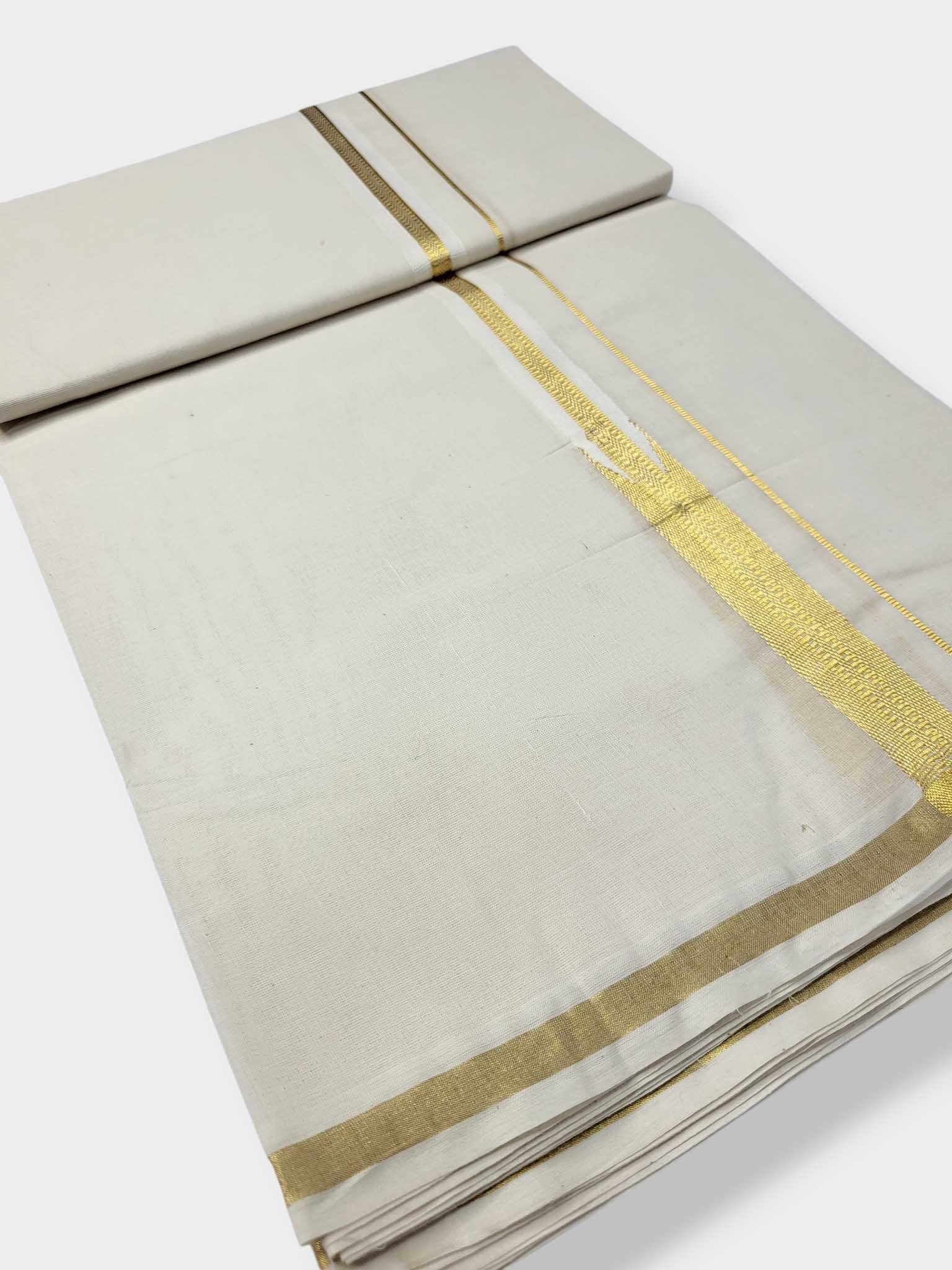 Kerala Kasavu Mundu for Men