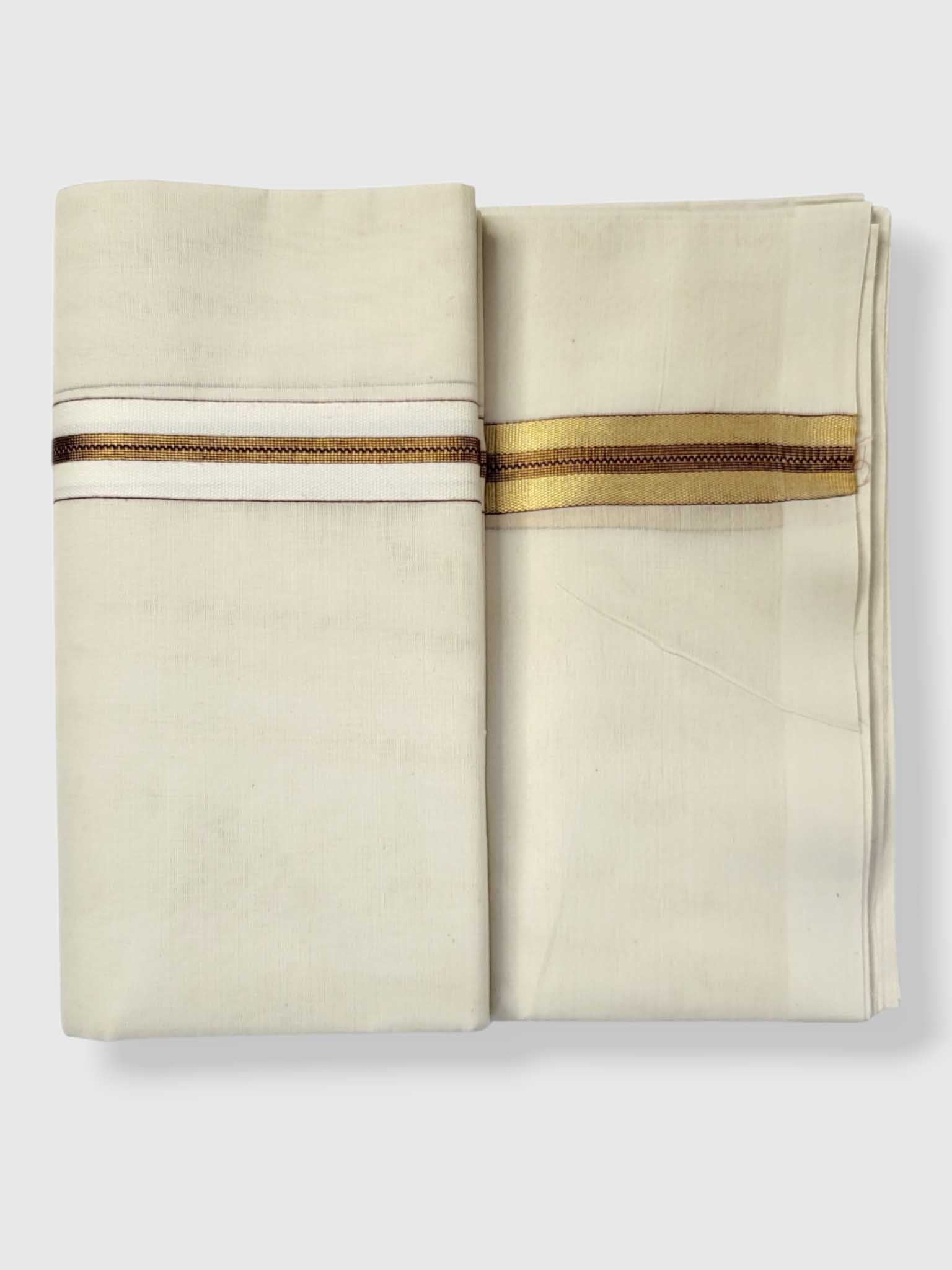Kerala Kasavu Mundu for Men