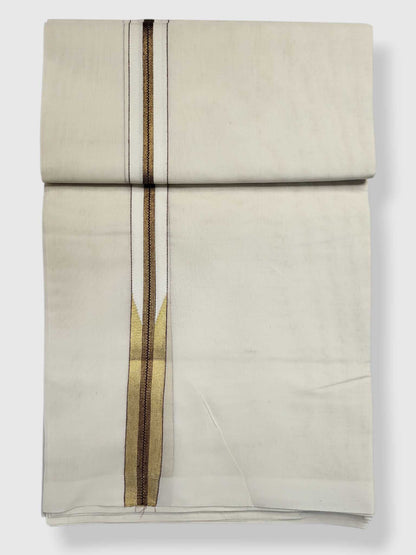 Kerala Kasavu Mundu for Men