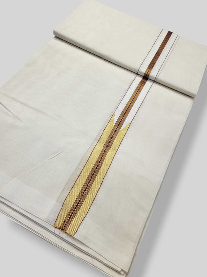 Kerala Kasavu Mundu for Men