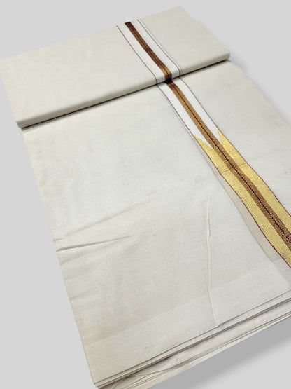 Kerala Kasavu Mundu for Men