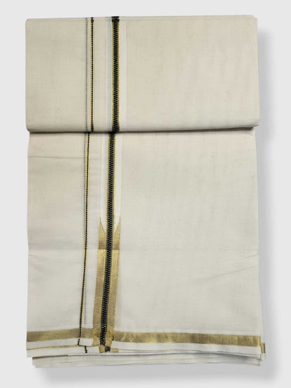 Kerala Kasavu Mundu for Men
