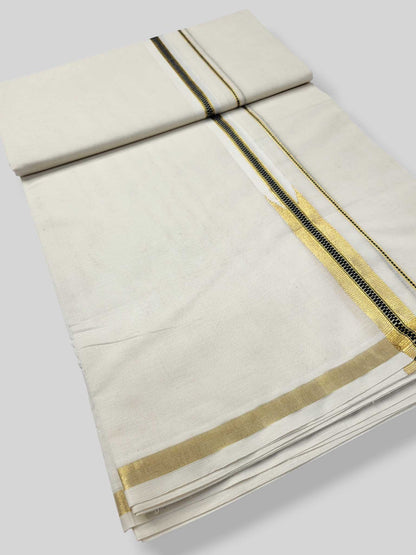 Kerala Kasavu Mundu for Men
