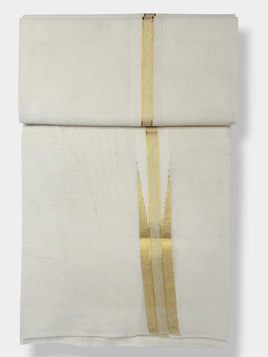 Kerala Kasavu Mundu for Men