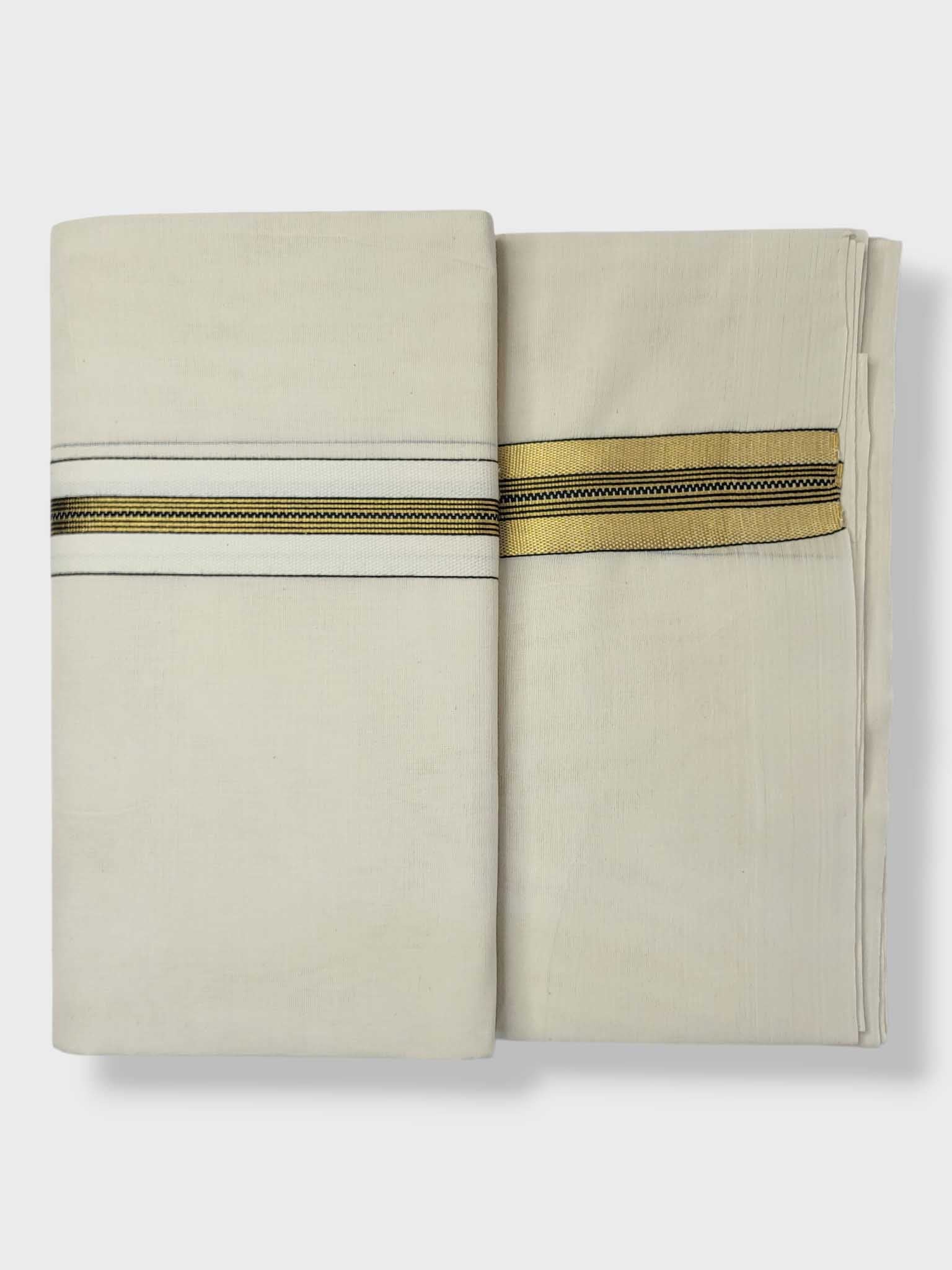 Kerala Kasavu Mundu for Men