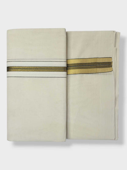 Kerala Kasavu Mundu for Men