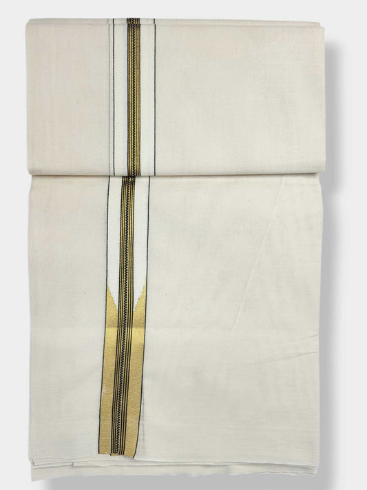 Kerala Kasavu Mundu for Men