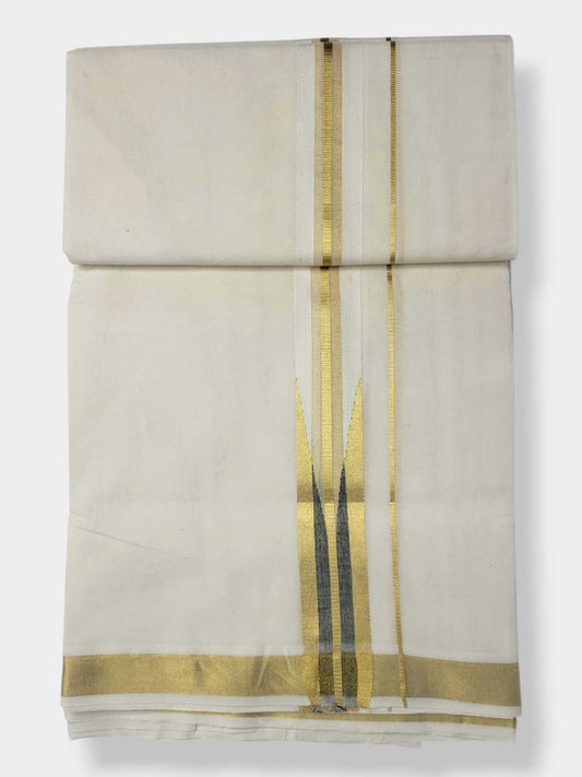 Kerala Kasavu Mundu for Men