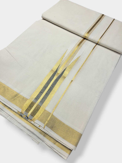 Kerala Kasavu Mundu for Men