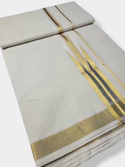 Kerala Kasavu Mundu for Men