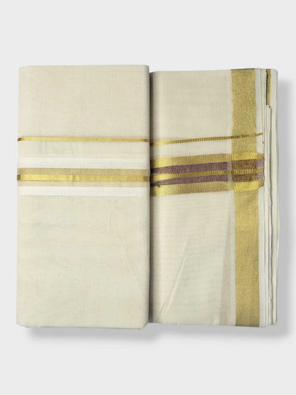 Kerala Kasavu Mundu for Men