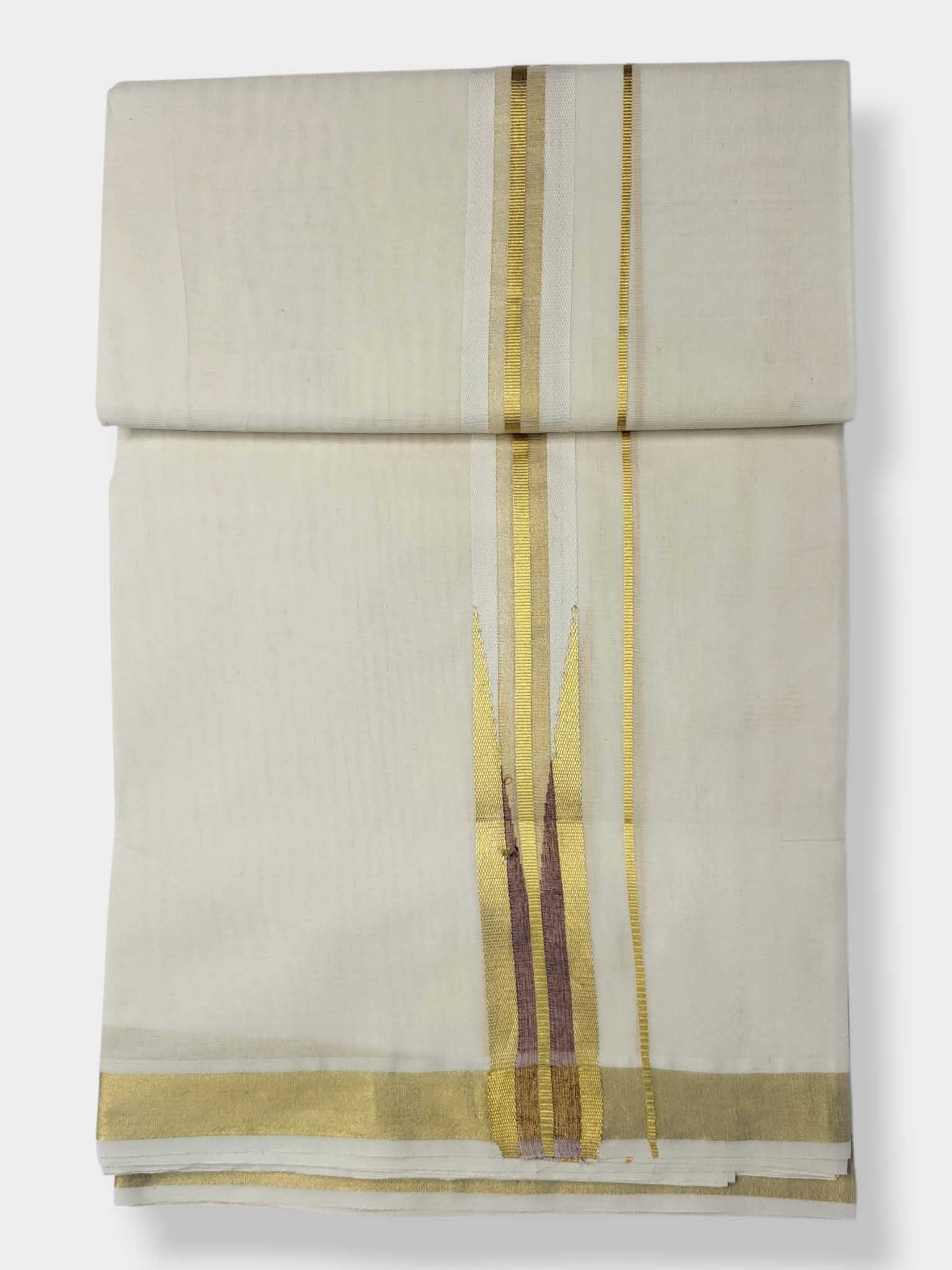 Kerala Kasavu Mundu for Men