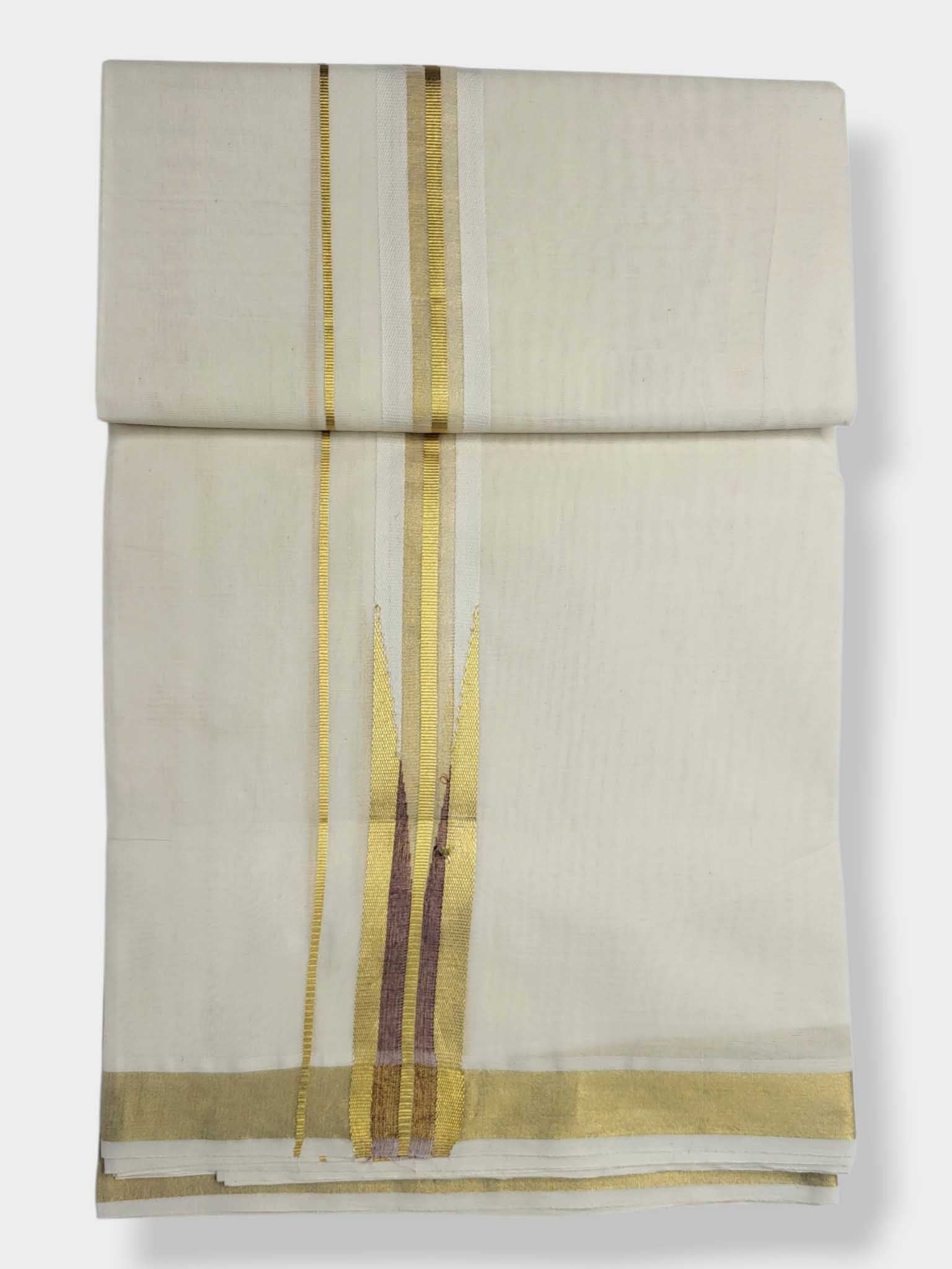 Kerala Kasavu Mundu for Men
