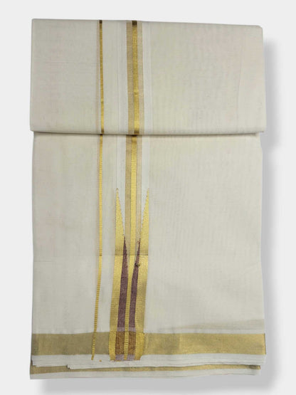 Kerala Kasavu Mundu for Men