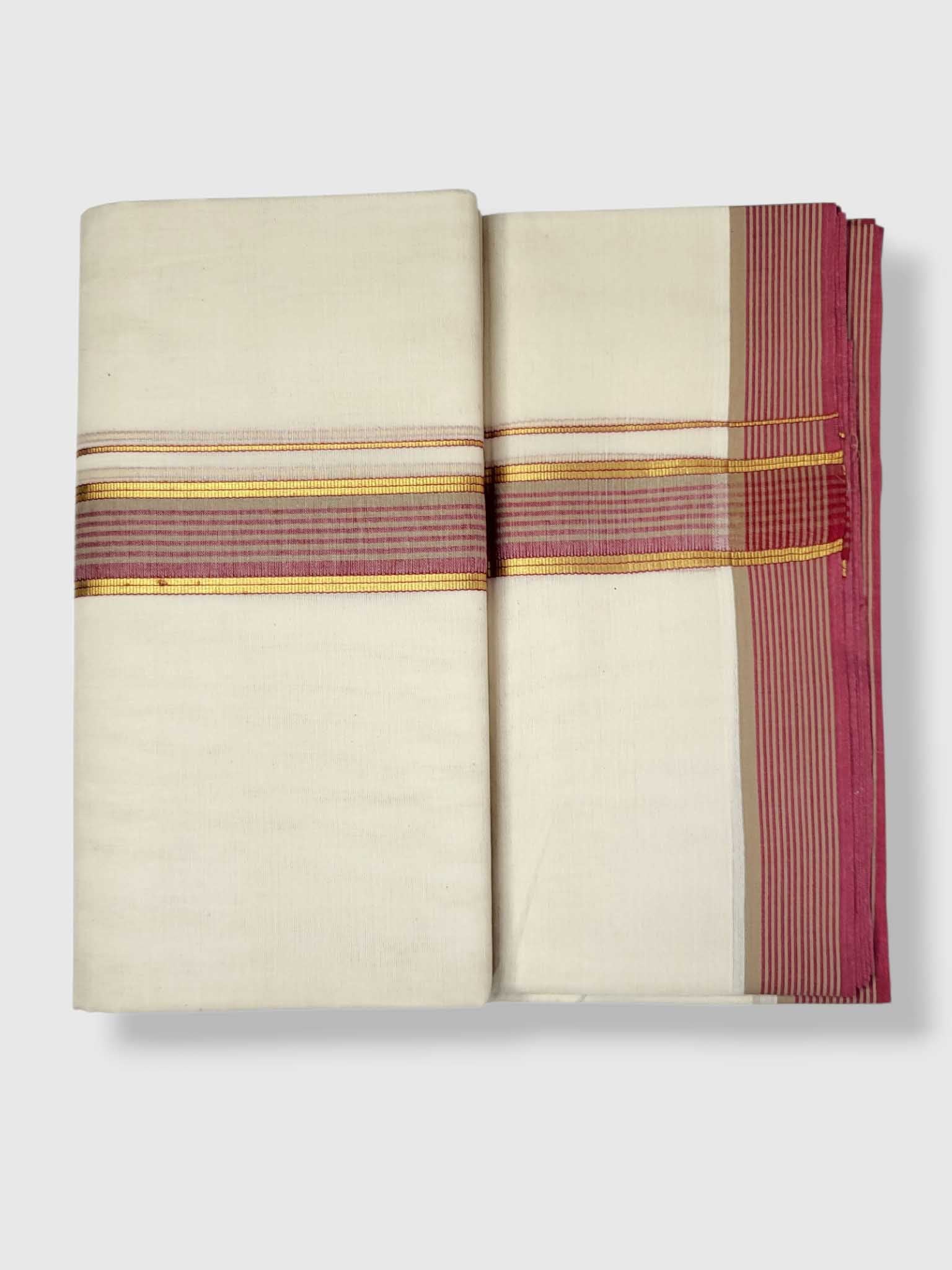Kerala Cotton Mundu for Men