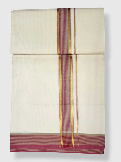 Kerala Cotton Mundu for Men