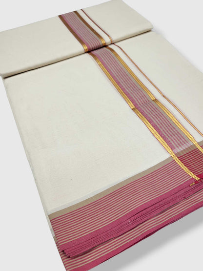 Kerala Cotton Mundu for Men