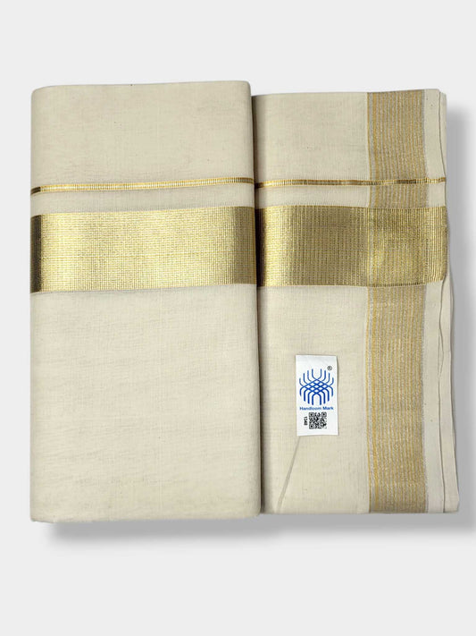 Balaramapuram Handloom Kasavu Mundu for Men
