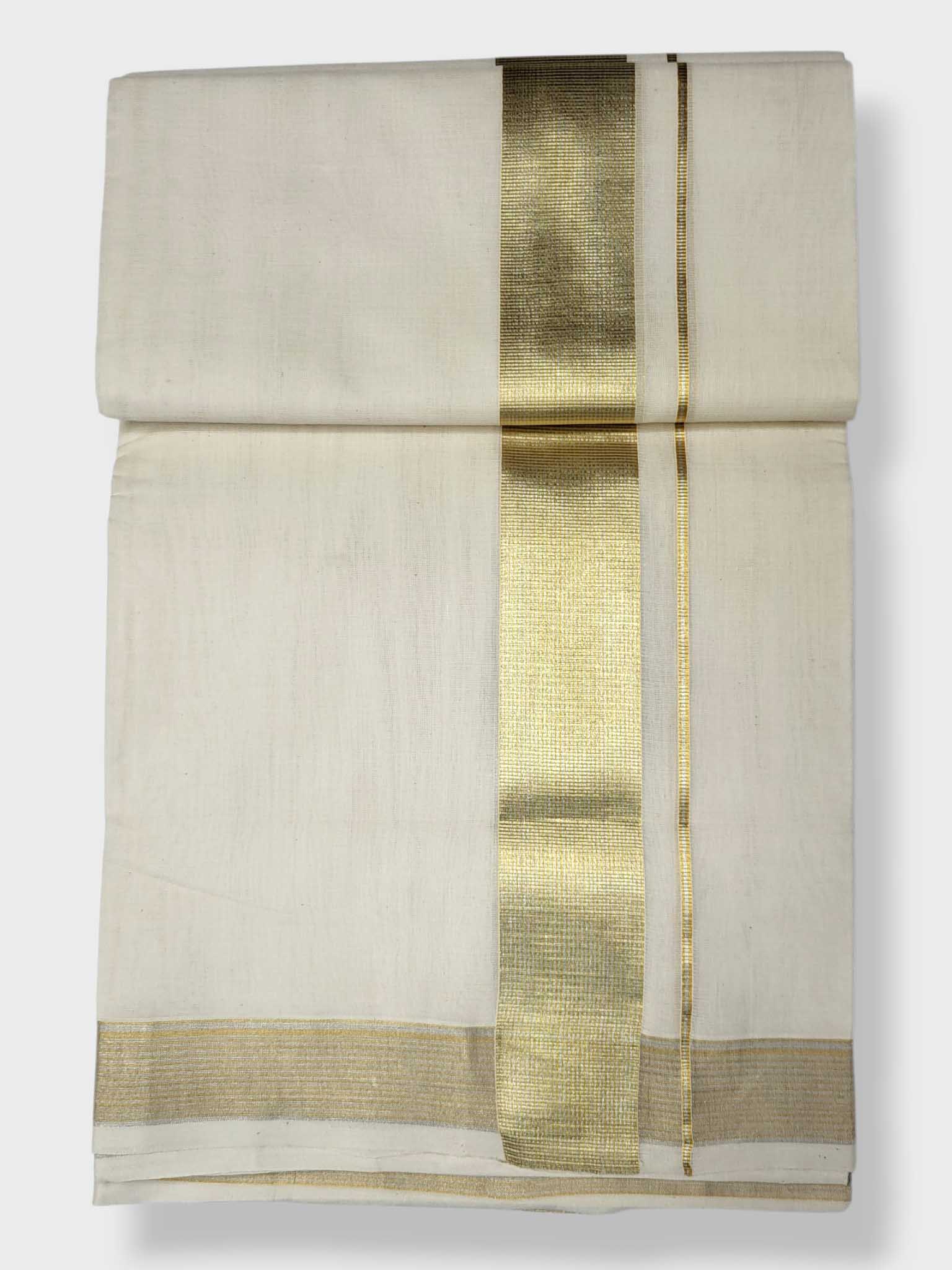 Balaramapuram Handloom Kasavu Mundu for Men