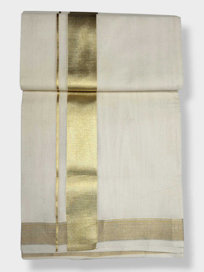 Balaramapuram Handloom Kasavu Mundu for Men