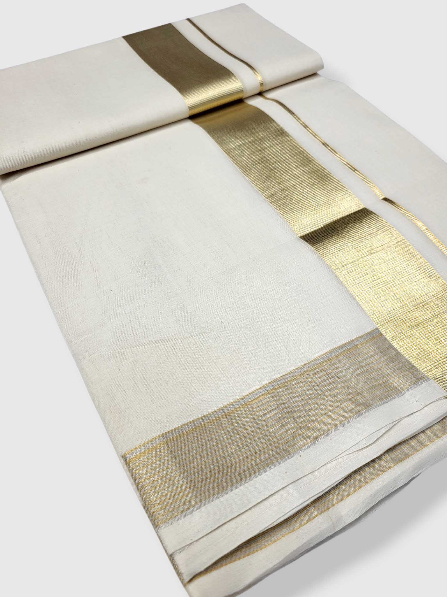 Balaramapuram Handloom Kasavu Mundu for Men