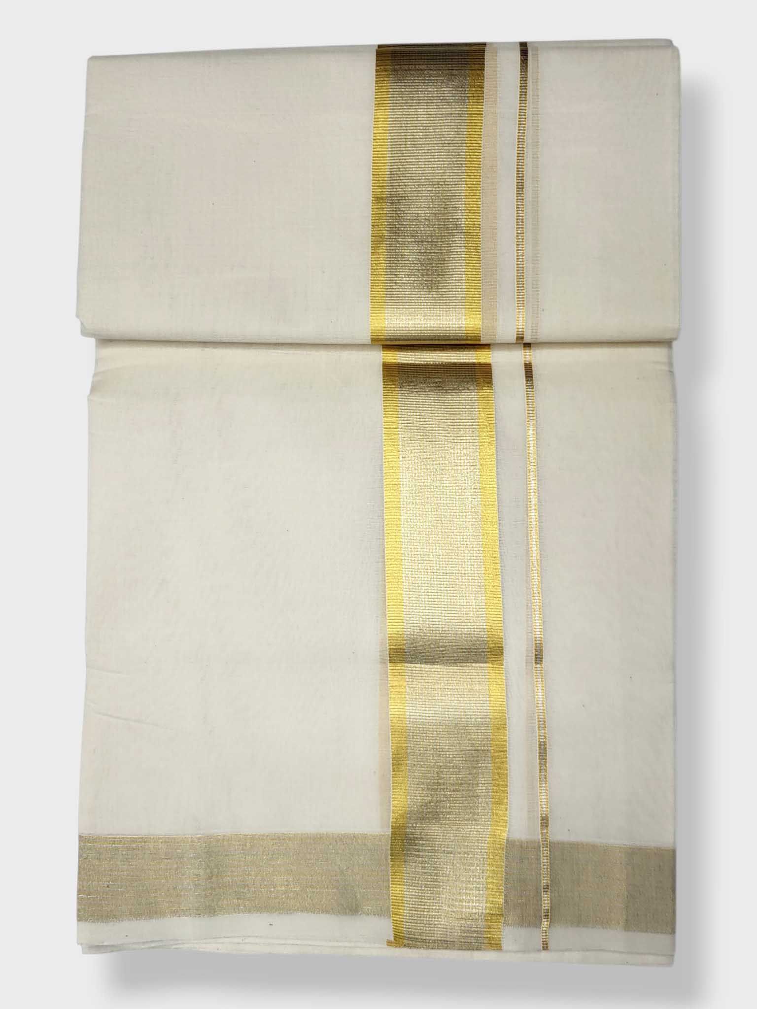 Balaramapuram Handloom Kasavu Mundu for Men