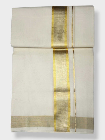 Balaramapuram Handloom Kasavu Mundu for Men