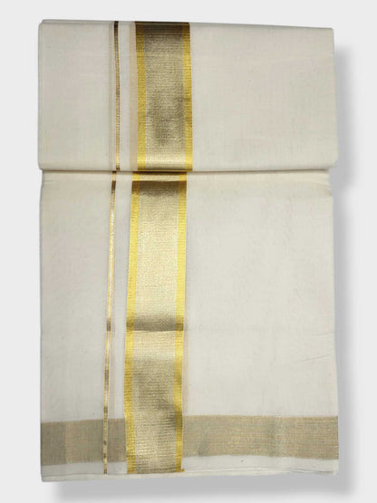 Balaramapuram Handloom Kasavu Mundu for Men