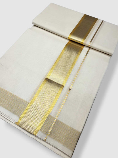 Balaramapuram Handloom Kasavu Mundu for Men