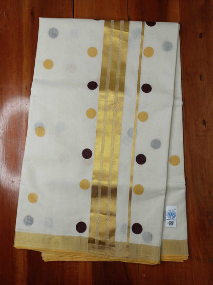 Kerala Kasavu Saree for Women