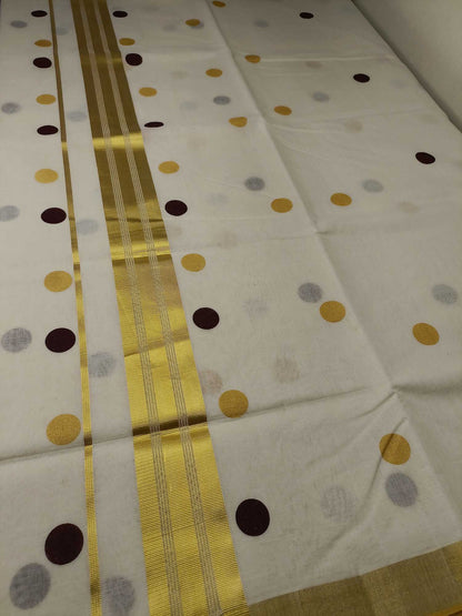 Kerala Kasavu Saree for Women