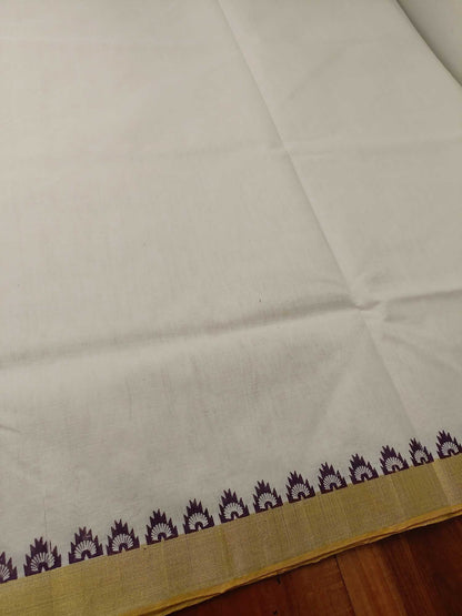 Kerala Kasavu Saree for Women