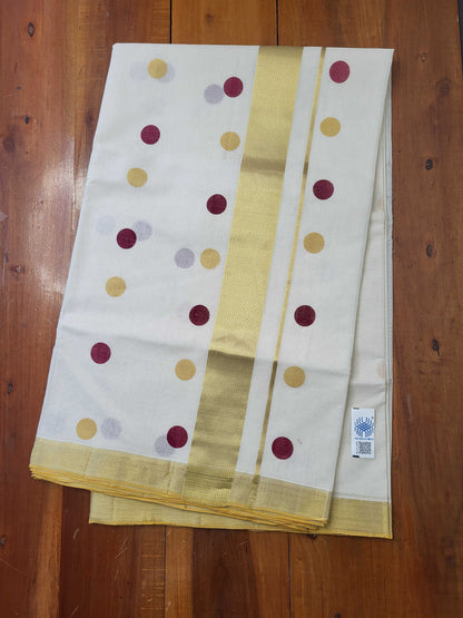Kerala Kasavu Saree for Women