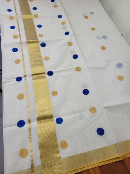 Kerala Kasavu Saree for Women