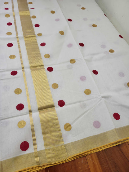 Kerala Kasavu Saree for Women