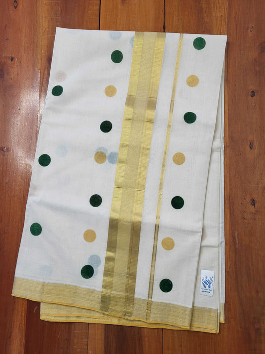 Kerala Kasavu Saree for Women