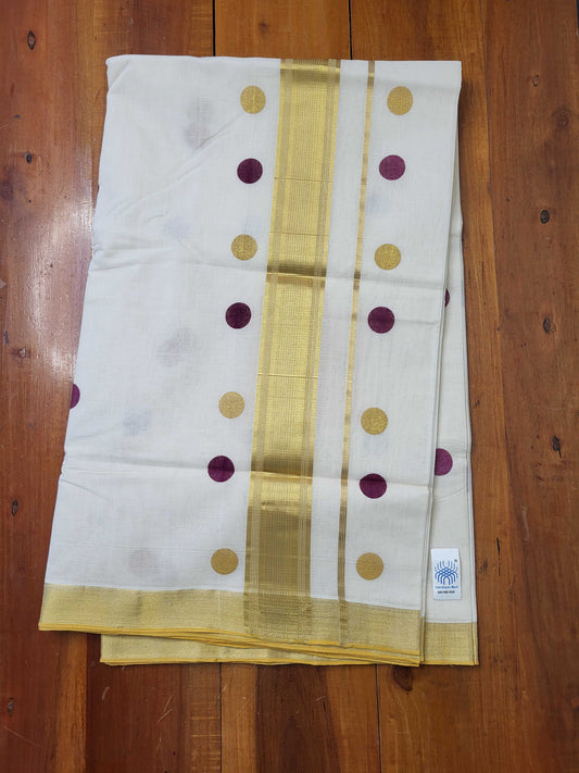 Kerala Kasavu Saree for Women