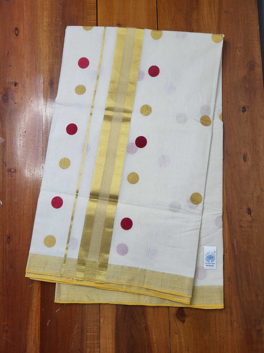 Kerala Kasavu Saree for Women