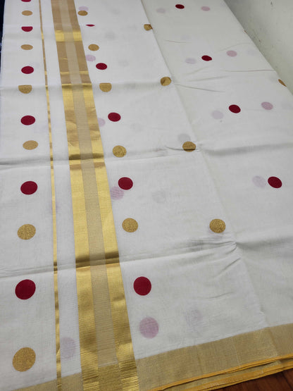 Kerala Kasavu Saree for Women