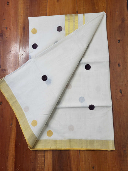 Kerala Kasavu Saree for Women