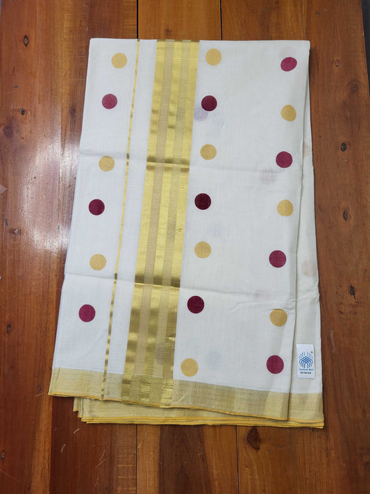 Kerala Kasavu Saree for Women