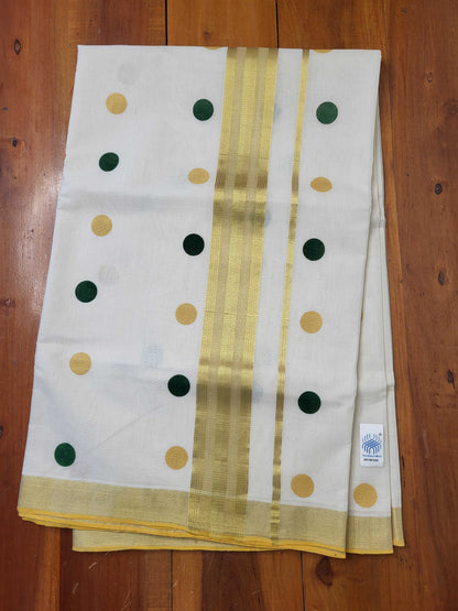 Kerala Kasavu Saree for Women
