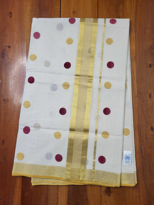 Kerala Kasavu Saree for Women