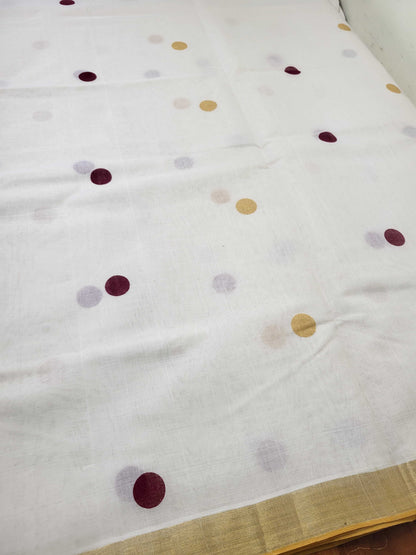 Kerala Kasavu Saree for Women
