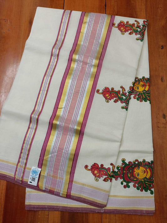 Kerala Kasavu Saree for Women